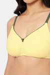 Amante Padded Non Wired Full Coverage T-Shirt Bra - Sunshine Thyme — thumbnail 4